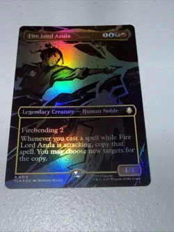 mtg Fire Lord Azula NM/M Borderless Foil TLA #313 Unplayed - Image 1