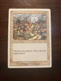 MTG MP Wrath of God 6th Sixth Edition White Sorcery EDH Commander Vintage Legacy - Image 2