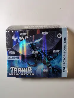 Magic the Gathering Tarkir: Dragonstorm Collector Booster Box New Sealed MTG - Image 1