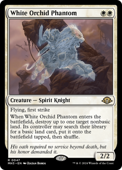 White Orchid Phantom (REGULAR) x1 - MTG Modern Horizons 3 MH3 #47 - Image 1