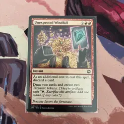 Unexpected Windfall - Forgotten Realms - Magic the Gathering MTG - Image 1