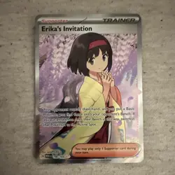 Pokemon TCG Erika's Invitation 196/165 SV 151 Full Art Holo Ultra Rare EN - Image 1
