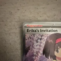 Pokemon TCG Erika's Invitation 196/165 SV 151 Full Art Holo Ultra Rare EN - Image 3
