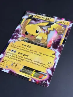 Pikachu EX #XY84 - 2015 Pokemon Generations Promo | Damaged - Image 3