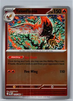 Talonflame 014/088 Uncommon Perfect Order Pokemon Reverse Holo Near Mint - Image 1