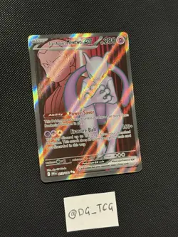 Pokemon Destined Rivals - Team Rocket’s Mewtwo Ex - 213/182 - Full Art - M/NM - Image 3