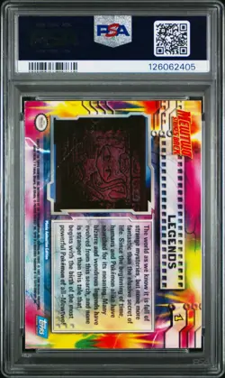 PSA 1 Topps Pokemon Legends Movie Edition Rainbow Foil 1999 Mewtwo Strikes Back - Image 2