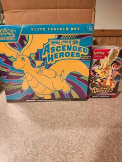 Pokemon Ascended Heroes ETB And Booster Bundle Package Factory Sealed - Image 1