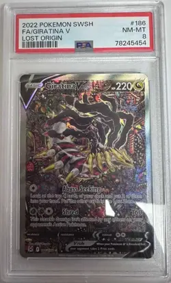 2022 POKEMON SWORD & SHIELD LOST ORIGIN #186 FA/GIRATINA V LOST ORIGIN - Image 1
