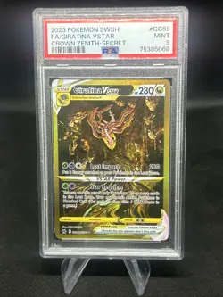 Giratina VSTAR GG69/GG70 SWSH: Crown Zenith: Galarian Gallery Holo PSA 9 Pokemon - Image 1