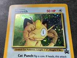 Meowth GB Game Boy Promo #10 Holo WOTC Black Star 2000 LP Pokemon TCG - Image 2