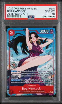 Legacy of the Master #OP12-014 Boa Hancock (Alternate Art) PSA 10 - Image 1