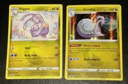 Goomy Sliggoo Hisuian Goodra Error Pokemon TCG + Mixed Card Lot + NM - Image 4