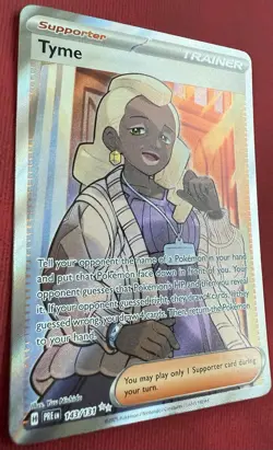 Tyme Full Art SV Prismatic Evolutions Holo Ultra Rare Card 143/131 NM Condition - Image 2
