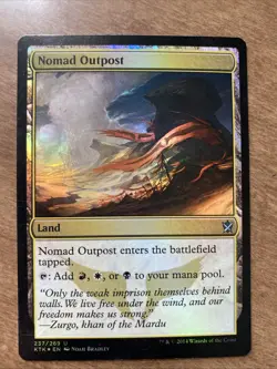 Nomad Outpost Khans of Tarkir KTK MTG TCG CARD NM/LP - Image 1