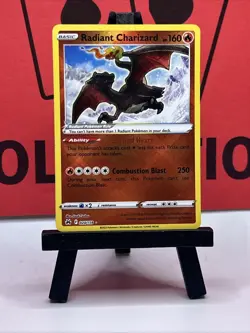 Radiant Charizard 020/159 Crown Zenith Holo Pokemon Card - Image 2