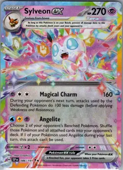 Sylveon ex 086/191 SV08: Surging Sparks - Pokemon Card - NM - Image 1