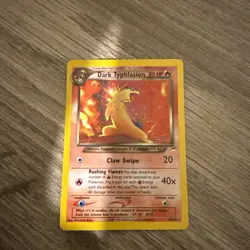 Dark Typhlosion 10/105 2000 Neo Destiny 2000 Holo Rare WOTC Pokemon Card TCG - Image 1