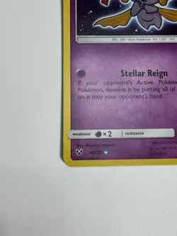 Shining Jirachi 42/73 Shining Legends Shiny Holo Rare Pokemon Card - Image 4