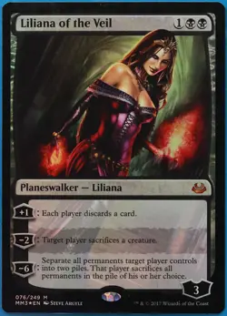 Liliana of the Veil FOIL Modern Masters 2017 PLD CARD (511306) ABUGames - Image 1