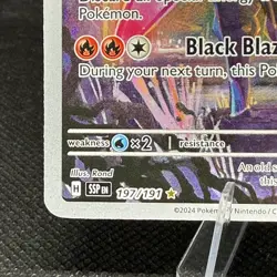 Pokemon TCG Ceruledge 197/191 IR Sv08: Surging Sparks Holo Card - Image 4