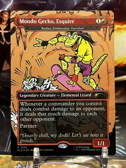 MTG | Mondo Gecko, Esquire - Kediss, Emberclaw [Secret Lair TMNT] ✨FOIL✨ - Image 1