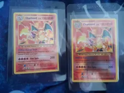 Pokemon Evolutions Charizard Holo & Reverse Holo + Charmeleon & Charmander - Image 1