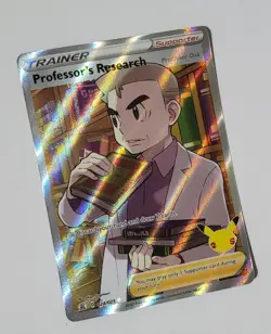 Pokemon Professor's Research Professor Oak 024/025 Celebrations 25 Full Art Holo - Image 1