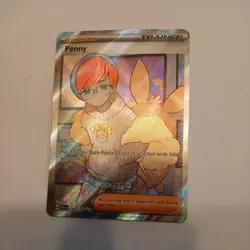 Pokemon Card - Penny Scarlet & Violet Base Set 239/198 Full Art Holo - Image 1