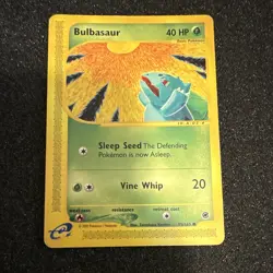 Pokemon TCG Bulbasaur 95/165 Expedition 40 HP - Image 1