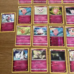 25x Pokemon Card Fairy Type Bundle NM (Some Reverse Holos) cute cards - Image 2