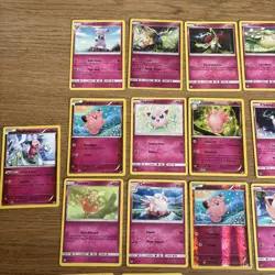 25x Pokemon Card Fairy Type Bundle NM (Some Reverse Holos) cute cards - Image 5