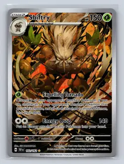 Shiftry 163/162 Illustration Rare Temporal Forces Pokemon NM - Image 1