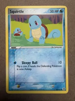 2004 Pokemon TCG - Squirtle - 82/112 EX Fire red & Leaf Green - NM - Image 1