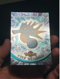 Topps Pokemon series 2 Seadra holo foil blue logo LP - Image 2