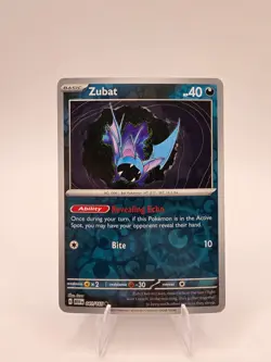 Pokemon TCG Zubat Reverse Holo- Scarlet and Violet 151, Near Mint - Image 1