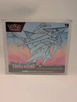 Acrylic Case For Elite Trainer ETB & Pokemon Center boxes TCG chaos rising. - Image 1