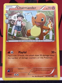 Charmander RC3/RC32 Generations Regular Common Pokemon TCG 2016 LP - Image 3