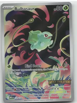 2025 Mega Evolution Bulbasaur Secret Rare #133/132 - Image 1