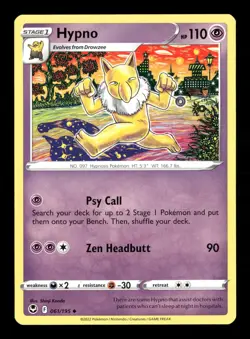 Hypno Silver Tempest 061/195 Pokemon LP Shinji Kanda - Image 1