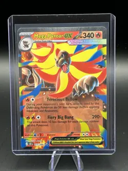 Pokemon Chaos Rising Mega Pyroar EX Holo Rare 015/086 - Image 1