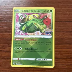 Radiant Venusaur 004/078 Pokemon GO Radiant Rare NM/M - Image 1