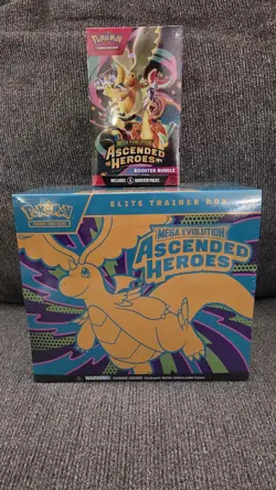 Pokemon Ascended Heroes ETB And Booster Bundle Package Factory Sealed - Image 1