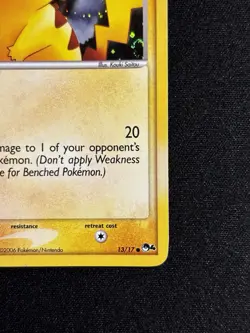 2006 Pokemon POP Series 4 Pikachu 13/17 HOLO w/SWIRL (Maybe 2) NM - Image 2