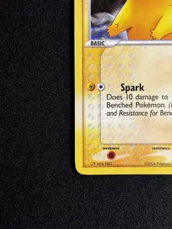 2006 Pokemon POP Series 4 Pikachu 13/17 HOLO w/SWIRL (Maybe 2) NM - Image 5