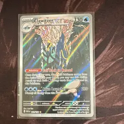 Pokemon TCG Clawitzer 141/132 Me01 Mega Evolution Holo Stage 1 130 HP EN - Image 1