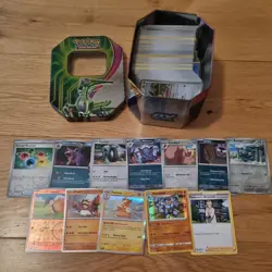 300+ Pokemon Cards (Rares/Holos) & Tin (Joblot/Bundle) - Image 1