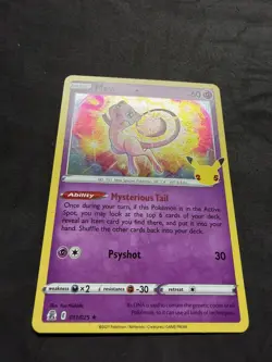 Mew 011/025 - 25th Anniversary Celebrations - Holo Rare Pokemon Card - NM - Image 2