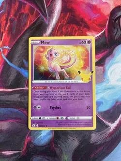 Mew 11/25 Celebrations Holo 25th Anniversary Card - NM - Image 1