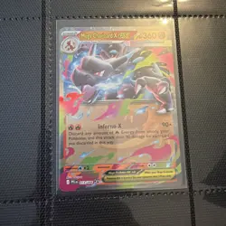 Pokemon TCG Card - Mega Charizard X EX 013/094 - Phantasmal Flames - Image 3